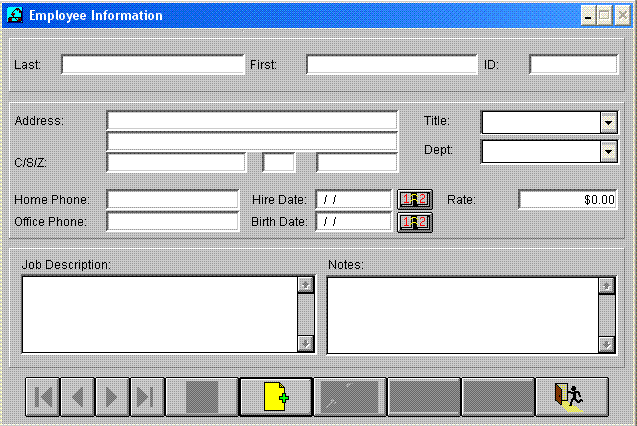 Employee Information Form